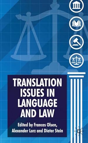 Imagen del vendedor de Translation Issues in Language and Law a la venta por BuchWeltWeit Ludwig Meier e.K.