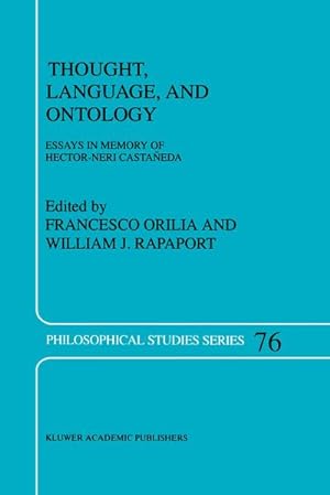Seller image for Thought, Language, and Ontology for sale by BuchWeltWeit Ludwig Meier e.K.