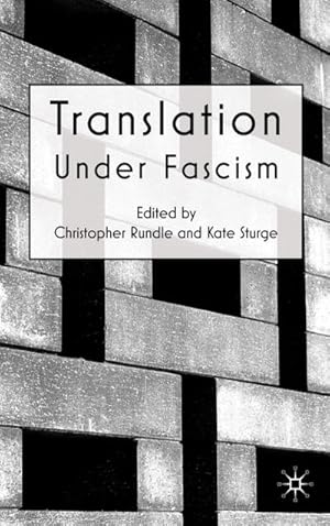 Image du vendeur pour Translation Under Fascism mis en vente par BuchWeltWeit Ludwig Meier e.K.