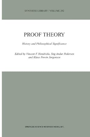Seller image for Proof Theory for sale by BuchWeltWeit Ludwig Meier e.K.