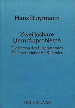 Seller image for Zwei lsbare Qumrnprobleme: for sale by BuchWeltWeit Ludwig Meier e.K.