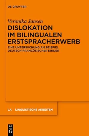 Image du vendeur pour Dislokation im bilingualen Erstspracherwerb mis en vente par BuchWeltWeit Ludwig Meier e.K.