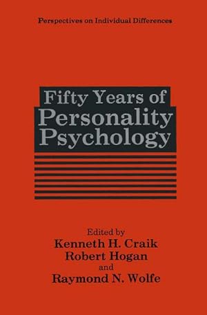 Seller image for Fifty Years of Personality Psychology for sale by BuchWeltWeit Ludwig Meier e.K.