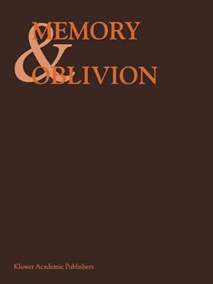 Seller image for Memory & Oblivion for sale by BuchWeltWeit Ludwig Meier e.K.