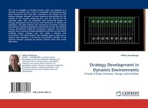 Bild des Verkufers fr Strategy Development in Dynamic Environments zum Verkauf von BuchWeltWeit Ludwig Meier e.K.