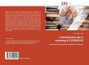 Bild des Verkufers fr Lintroduction du E-Learning  lUCAO/UUZ zum Verkauf von BuchWeltWeit Ludwig Meier e.K.