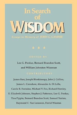 Seller image for In Search of Wisdom for sale by BuchWeltWeit Ludwig Meier e.K.