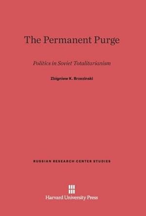Seller image for The Permanent Purge for sale by BuchWeltWeit Ludwig Meier e.K.