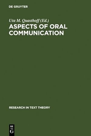 Seller image for Aspects of Oral Communication for sale by BuchWeltWeit Ludwig Meier e.K.