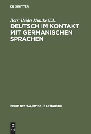 Seller image for Deutsch im Kontakt mit germanischen Sprachen for sale by BuchWeltWeit Ludwig Meier e.K.