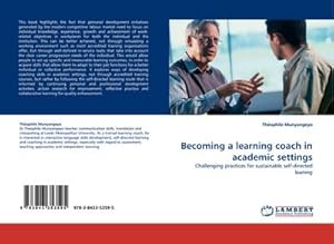 Seller image for Becoming a learning coach in academic settings for sale by BuchWeltWeit Ludwig Meier e.K.