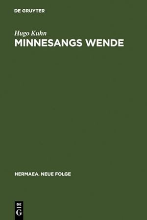Seller image for Minnesangs Wende for sale by BuchWeltWeit Ludwig Meier e.K.