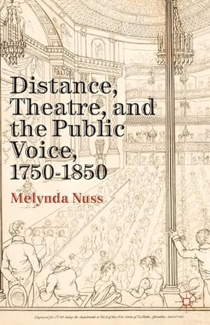 Bild des Verkufers fr Distance, Theatre, and the Public Voice, 1750-1850 zum Verkauf von BuchWeltWeit Ludwig Meier e.K.