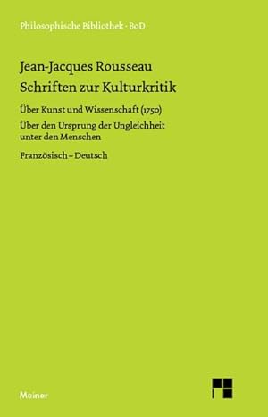 Bild des Verkufers fr Schriften zur Kulturkritik zum Verkauf von BuchWeltWeit Ludwig Meier e.K.