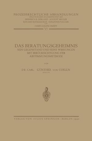 Seller image for Das Beratungsgeheimnis for sale by BuchWeltWeit Ludwig Meier e.K.