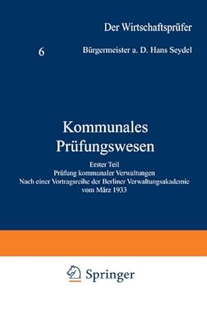 Seller image for Kommunales Prfungswesen for sale by BuchWeltWeit Ludwig Meier e.K.