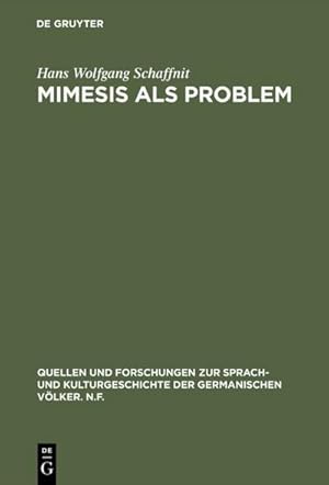 Imagen del vendedor de Mimesis als Problem a la venta por BuchWeltWeit Ludwig Meier e.K.