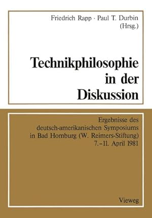 Seller image for Technikphilosophie in der Diskussion for sale by BuchWeltWeit Ludwig Meier e.K.