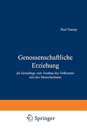 Seller image for Genossenschaftliche Erziehung for sale by BuchWeltWeit Ludwig Meier e.K.