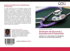 Seller image for Sndrome de Burnout y Autoeficacia Profesional for sale by BuchWeltWeit Ludwig Meier e.K.