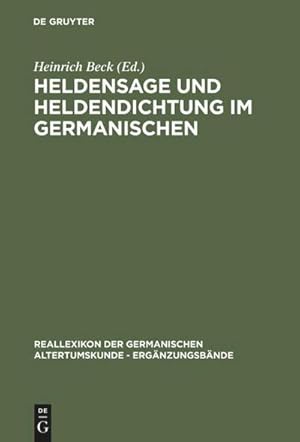 Imagen del vendedor de Heldensage und Heldendichtung im Germanischen a la venta por BuchWeltWeit Ludwig Meier e.K.