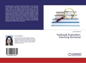 Seller image for Textbook Evaluation: Teaching Grammar for sale by BuchWeltWeit Ludwig Meier e.K.