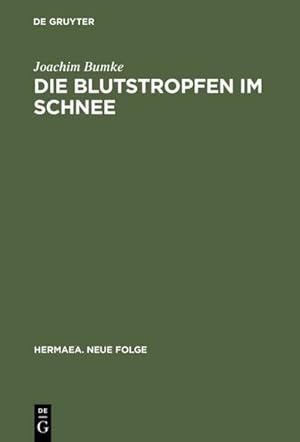 Image du vendeur pour Die Blutstropfen im Schnee mis en vente par BuchWeltWeit Ludwig Meier e.K.