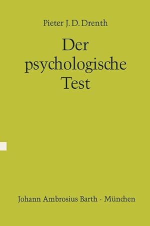 Immagine del venditore per Der psychologische Test venduto da BuchWeltWeit Ludwig Meier e.K.