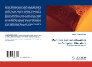 Bild des Verkufers fr Monsters and monstrosities in European Literature zum Verkauf von BuchWeltWeit Ludwig Meier e.K.