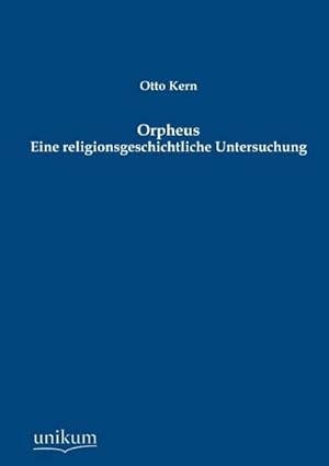 Seller image for Orpheus for sale by BuchWeltWeit Ludwig Meier e.K.