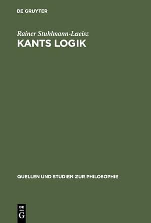 Seller image for Kants Logik for sale by BuchWeltWeit Ludwig Meier e.K.