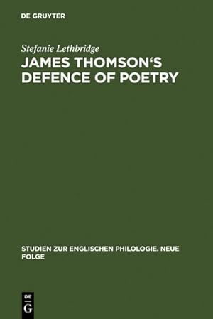 Immagine del venditore per James Thomson's Defence of Poetry venduto da BuchWeltWeit Ludwig Meier e.K.