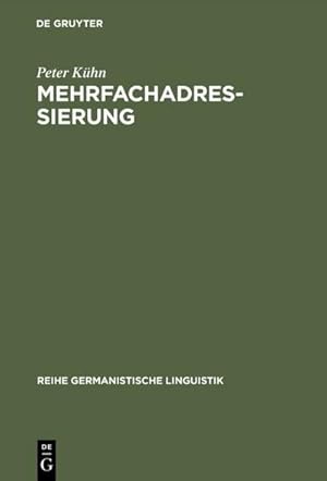 Seller image for Mehrfachadressierung for sale by BuchWeltWeit Ludwig Meier e.K.