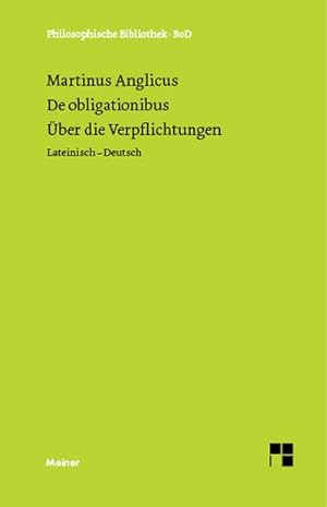 Seller image for ber die Verpflichtungen. De obligaionibus. for sale by BuchWeltWeit Ludwig Meier e.K.