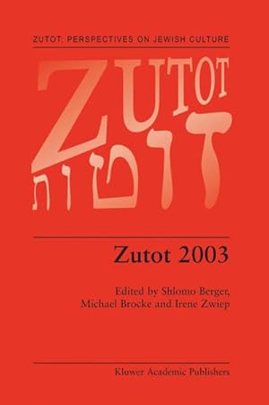 Imagen del vendedor de Zutot 2003 a la venta por BuchWeltWeit Ludwig Meier e.K.
