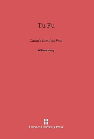 Imagen del vendedor de Tu Fu a la venta por BuchWeltWeit Ludwig Meier e.K.