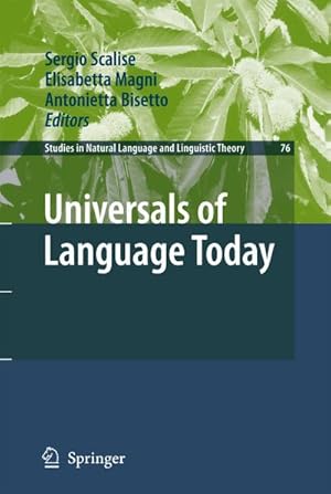 Seller image for Universals of Language Today for sale by BuchWeltWeit Ludwig Meier e.K.