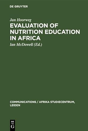 Seller image for Evaluation of Nutrition Education in Africa for sale by BuchWeltWeit Ludwig Meier e.K.
