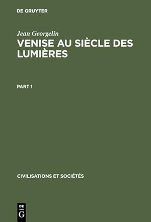 Seller image for Venise au sicle des lumires for sale by BuchWeltWeit Ludwig Meier e.K.