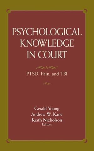 Seller image for Psychological Knowledge in Court for sale by BuchWeltWeit Ludwig Meier e.K.