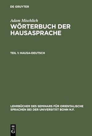 Imagen del vendedor de Hausa-Deutsch a la venta por BuchWeltWeit Ludwig Meier e.K.
