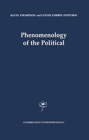 Seller image for Phenomenology of the Political for sale by BuchWeltWeit Ludwig Meier e.K.