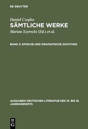 Seller image for Epische und dramatische Dichtung for sale by BuchWeltWeit Ludwig Meier e.K.