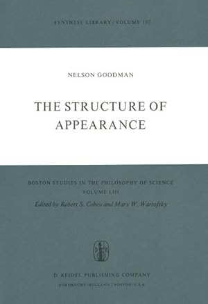 Seller image for The Structure of Appearance for sale by BuchWeltWeit Ludwig Meier e.K.