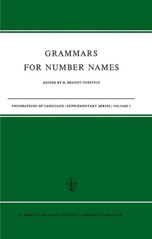 Imagen del vendedor de Grammars for Number Names a la venta por BuchWeltWeit Ludwig Meier e.K.