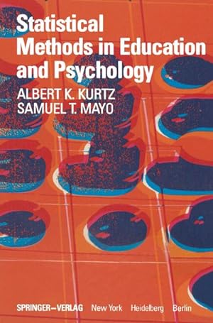 Immagine del venditore per Statistical Methods in Education and Psychology venduto da BuchWeltWeit Ludwig Meier e.K.
