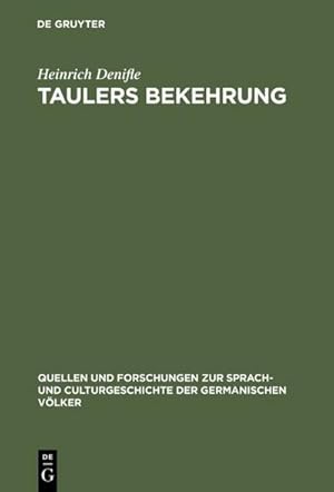 Image du vendeur pour Taulers Bekehrung mis en vente par BuchWeltWeit Ludwig Meier e.K.