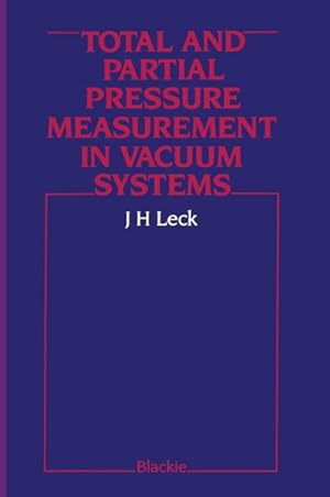 Bild des Verkufers fr Total and Partial Pressure Measurement in Vacuum Systems zum Verkauf von BuchWeltWeit Ludwig Meier e.K.