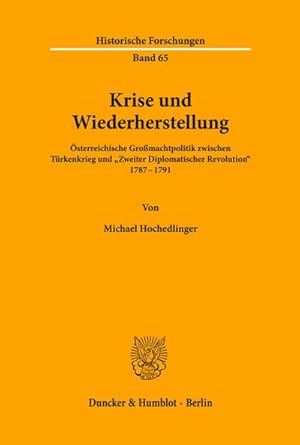 Immagine del venditore per Krise und Wiederherstellung. venduto da BuchWeltWeit Ludwig Meier e.K.