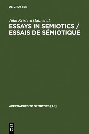 Seller image for Essays in Semiotics /Essais de smiotique for sale by BuchWeltWeit Ludwig Meier e.K.